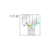 SVQB/SVQC R/L Turning tool holder A S - Makotools Industrial Supply Tools for Metal Cutting