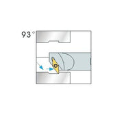 SVZB R/L Boring bar holder A S - Makotools Industrial Supply Tools for Metal Cutting