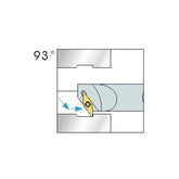 SVZC R/L Boring bar holder A S - Makotools Industrial Supply Tools for Metal Cutting