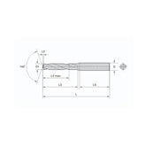 Solid carbide drill VBH,High hardness material 8XD, without coolant D9.3~13.1 - Makotools Industrial Supply Tools for Metal Cutting