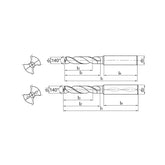 Solid carbide drills SU(K) drill 5xD General machining Add K (SUK) to the code for use on Cast Iron 1536SU05/1536SU05C(0200~0675) - Makotools Industrial Supply Tools for Metal Cutting