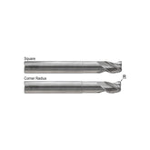 Square E5G96 & Corner Radius E5G98 , Carbide, 3 Flute Extended Length ALU-POWER HPC End mills1/4~1