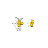 TCD ...-F Exchangeable drill heads with flat bottom for all materials - Big-tools Industrial Supply Tools for Metal Cutting