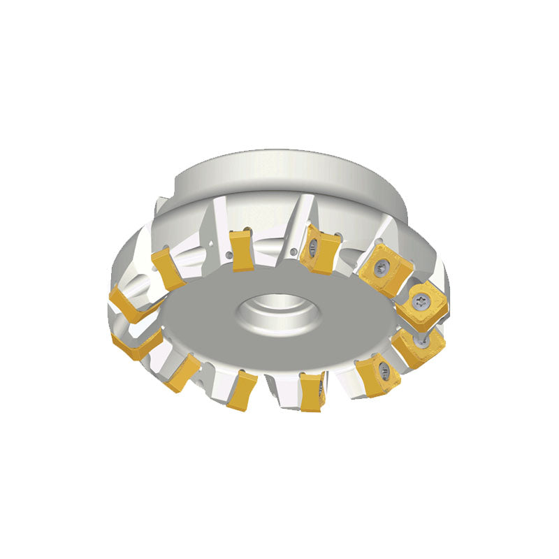 TFM45SN-R-13 45° Face mills with 8 cutting edges of double-sided square inserts SN 13 for general milling - Big-tools Industrial Supply Tools for Metal Cutting