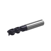 Versatile Solid Carbide End Mills • WCE4 • Series W4N1 • Radiused • 4 Flute • Necked • Cylindrical Shank • Metric - Big-tools Industrial Supply Tools for Metal Cutting