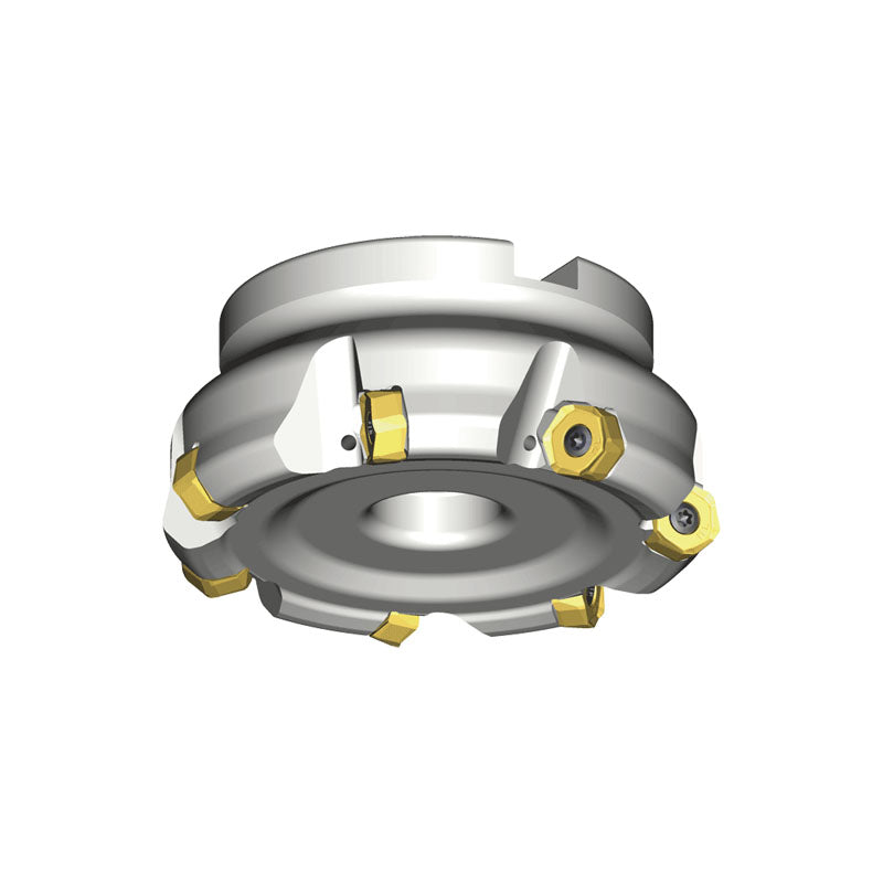 12D-TF45-R-06 45° Face mills with reinforced 12 cutting edges inserts of high positive angle for general milling in max. depth of cut ap 3.0 mm - Big-tools Industrial Supply Tools for Metal Cutting