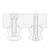 138 Standard Pull Nail BZ300-WA-M16-138 BZ300-WB-M16-138 - Big-tools Industrial Supply Tools for Metal Cutting