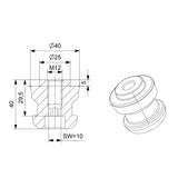 138 Standard Pull Nail BZ300-WA-M12-138 BZ300-WB-M12-138 - Big-tools Industrial Supply Tools for Metal Cutting