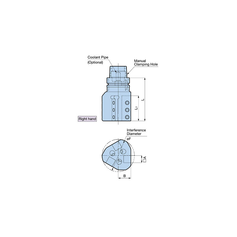 180° Multi Type For Various Operations Including External Turning, Grooving And Threading Square Tool Holder