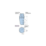 180° Type For Various Operations Including External Turning, Grooving And Threading Square Tool Holder