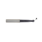 2 Flute Ball Nose with Taper Neck Carbide X-Power Pro End Mills GM963 Series Plain Shank