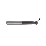 2 Flute Long Length Ball Nose (MMC - Sphere Type)Carbide X-Power Pro End Mills GM096 Series Plain Shank