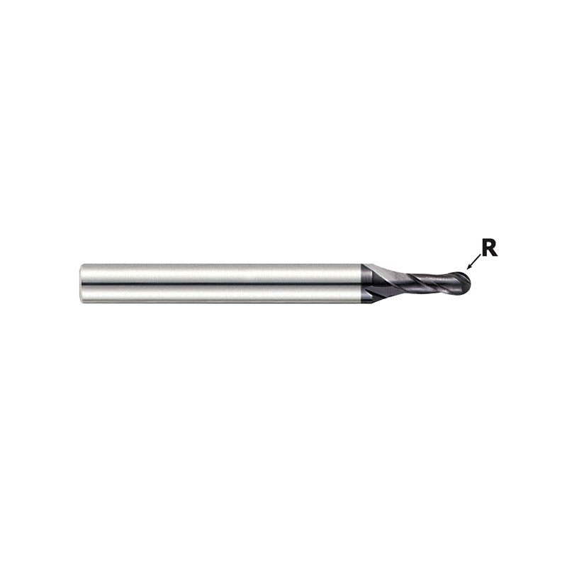 2 Flute Miniature Ball Nose Carbide X-Power Pro End Mills GM960 Series Plain Shank