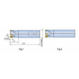 2S-TE90AP-09 90° End mills with high positive two helical cutting edges of APKT 09 inserts - Big-tools Industrial Supply Tools for Metal Cutting