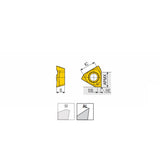 3PHT 06-AL High positive & top polished & periphery ground inserts 3PHT with 3 cutting edges for aluminum & non-ferrous materials - Big-tools Industrial Supply Tools for Metal Cutting