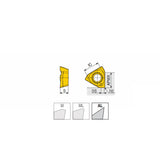 3PHT 15-AL High positive & top polished & periphery ground inserts 3PHT with 3 cutting edges for aluminum & non-ferrous materials - Big-tools Industrial Supply Tools for Metal Cutting