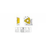 3PHT 15-ML High positive inserts 3PHT with 3 helical cutting edges for 90° shoulders & exotic materials & light machining from sharp geometry - Big-tools Industrial Supply Tools for Metal Cutting