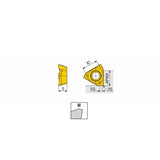 3PKT 04-M High positive 3PKT inserts with three helical cutting edges for 90° shoulders & general machining & miniature parts - Big-tools Industrial Supply Tools for Metal Cutting