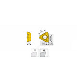 3PKT 10-ML High positive inserts 3PKT with 3 helical cutting edges for 90° shoulders & exotic materials & light machining from sharp geometry - Big-tools Industrial Supply Tools for Metal Cutting
