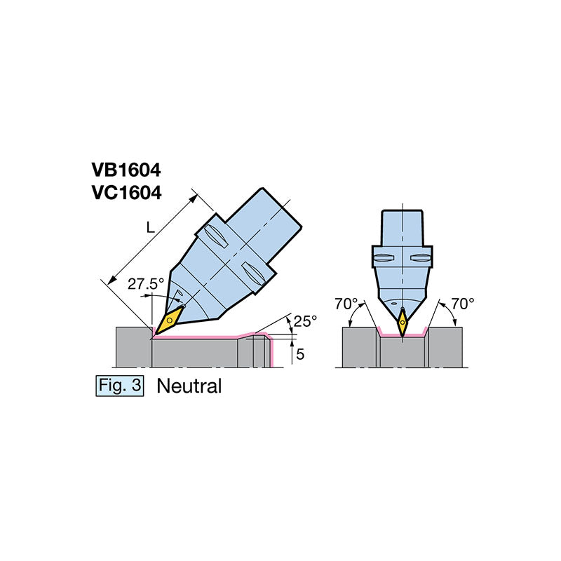 45° TYPE S Tilt Type  Mono-block Holder C5/6/8