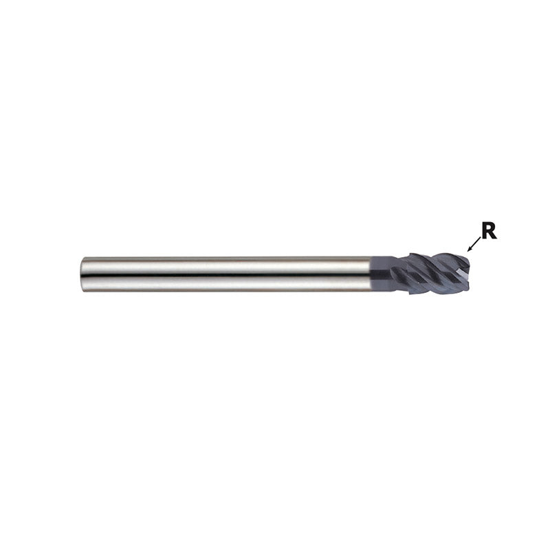 4 Flute 45° Helix Long Reach Corner Radius Carbide X-Power Pro End Mills GM103 Series