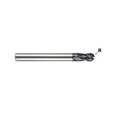 4 Flute Long Length Ball Nose Carbide X-Power Pro End Mills GM210 Series Plain Shank