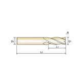 4 Flute Regular Length Carbide X-Power Pro End Mills GM153 Series