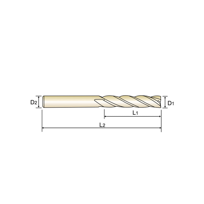 4 Flute Regular Length Carbide X-Power Pro End Mills GM207 Series