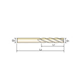 4 Flute Regular Length Carbide X-Power Pro End Mills GM207 Series