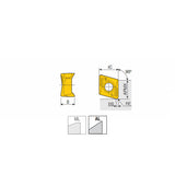 4NHT 09-AL  Double-sided ground & polished inserts with high positive 4 helical cutting edges & wiper for 90° shoulders of aluminum & non-ferrous materials - Big-tools Industrial Supply Tools for Metal Cutting