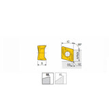 4NHT 09-ML Double-sided ground inserts with high positive four helical cutting edges & wiper flat for excellent surface finish, 90° shoulders, soft cutting and minimized built-up-edges of stainless steel & super alloys - Big-tools Industrial Supply Tools for Metal Cutting