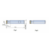 4N TE90-04 90° End mills with unique four high positive helical cutting edges of double-sided 4NKT 04 inserts and high ramping capability - Big-tools Industrial Supply Tools for Metal Cutting