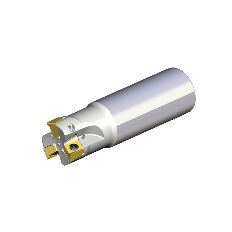 4N TE90-11 90° End mills with unique four high positive helical cutting edges of double-sided 4NKT 11 inserts & high ramping capability - Big-tools Industrial Supply Tools for Metal Cutting