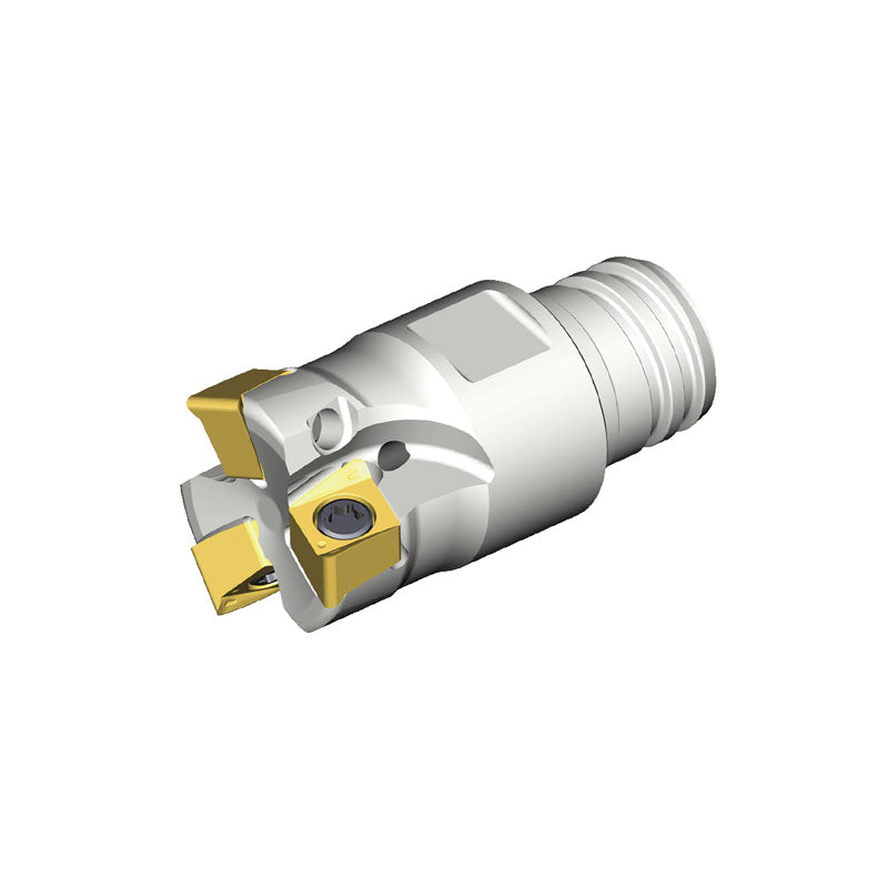4N TE90-S-04 90° Modular end mills with MAXIRUSH adaptation & unique four high positive helical cutting edges of double-sided 4NKT 04 inserts and high ramping capability - Big-tools Industrial Supply Tools for Metal Cutting