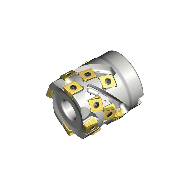 4T-TES-14 Extended flute shell mills with strong tangential type 4 cutting edge LPKU 14 inserts - Big-tools Industrial Supply Tools for Metal Cutting
