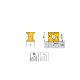 4WHU 12-ML Precisely ground wiper inserts with 4 cutting edges for super-finishing of steels and cast irons - Big-tools Industrial Supply Tools for Metal Cutting