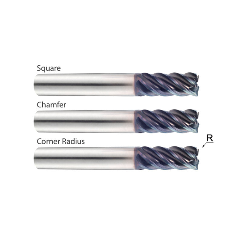 5 Flute Standard Length Carbide TitaNox-POWER End Mills UGMG34 Series
