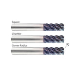 5 Flute Standard Length Carbide TitaNox-POWER End Mills UGMG34 Series