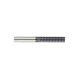 6 Flute 45° Helix Extra Long Length Carbide X-Power Pro End Mills GM834 Series Plain Shank
