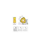 6NGU 06/09-M Double-sided ground positive 6 cutting edges inserts for general machining and 90° shoulders - Big-tools Industrial Supply Tools for Metal Cutting
