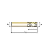 6 & 8 Flute 45° Helix Long Length Carbide X-Power Pro End Mills GM812 Series Plain Shank