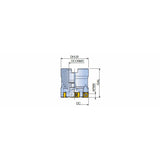 8D-TF90-R-07 90° Face mills with 8 cutting edges of double-sided Square inserts SQ 07 for general milling - Big-tools Industrial Supply Tools for Metal Cutting