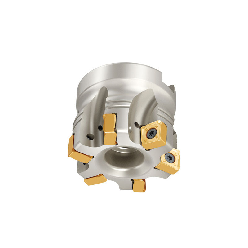 8D-TF90-R-10 90° Face mills with 8 cutting edges of double-sided Square inserts SQK(H)U 10 for general milling - Big-tools Industrial Supply Tools for Metal Cutting