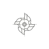 8% COBALT (M42) Flat Shank E2031 & HSS (M2) Flat Shank E1031 Series, HSS Co8 & HSS, 4 Flute Regular Length COBALT & HSS End Mills 1/8～1