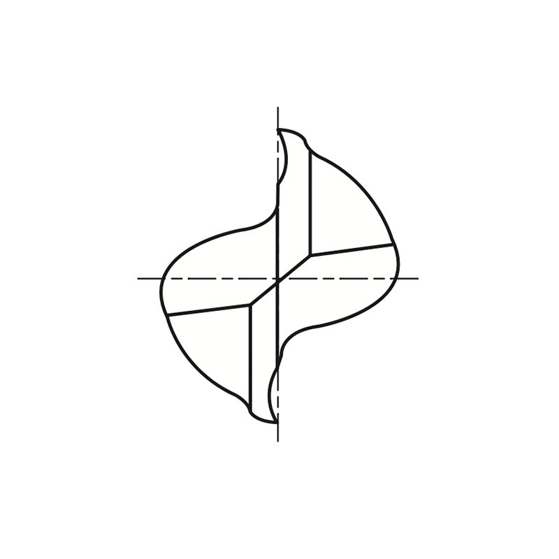 8% COBALT (M42) Flat Shank E2033 & HSS (M2) Flat Shank E1033 Series, HSS Co8 & HSS, 2 Flute Extended Length COBALT & HSS End Mills 1/8～1