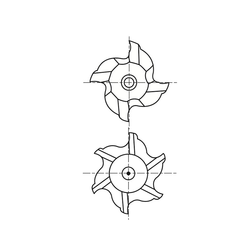 8% COBALT (M42) Flat Shank E2034 / E2035 & HSS (M2) Flat Shank E1034 / E1035 Series, HSS Co8 & HSS, 4&6 Flute Long Length COBALT & HSS End Mills 1/8～2