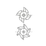 8% COBALT (M42) Flat Shank E2034 / E2035 & HSS (M2) Flat Shank E1034 / E1035 Series, HSS Co8 & HSS, 4&6 Flute Long Length COBALT & HSS End Mills 1/8～2