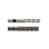 8% COBALT (M42) Flat Shank E2040 / E2162 & HSS (M2) Flat Shank E1040 / E1162 Series, HSS Co8 & HSS, 4&6 Flute Long Length Center Cutting COBALT & HSS End Mills 1/4～1