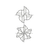 8% COBALT (M42) Flat Shank E2041 / E2175 & HSS (M2) Flat Shank E1041 / E1175 Series, HSS Co8 & HSS, 4&6 Flute Extra Long Length Center Cutting COBALT & HSS End Mills 1/4～1