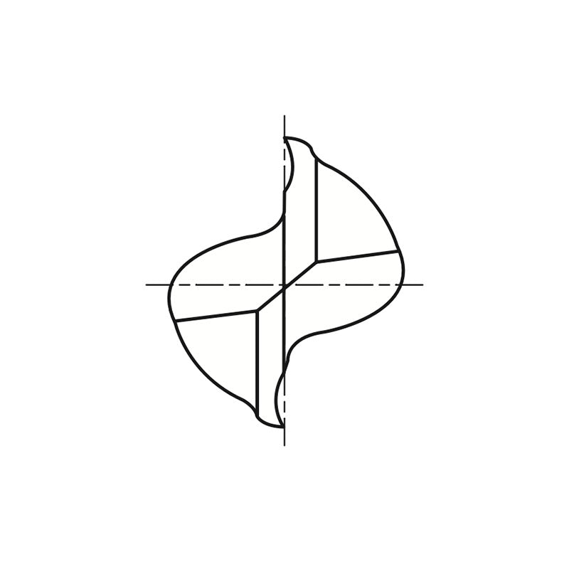 8% COBALT (M42) Flat Shank E2050 & HSS (M2) Flat Shank E1050 Series, HSS Co8 & HSS, 2 Flute Regular Length Double COBALT & HSS End Mills 1/8～1